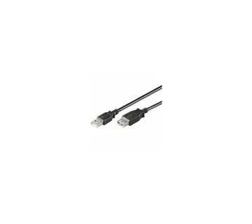 NaviaTec USB 2.0 A muški na A ženski kabel, 3m, crni - Strmec, Sveta Nedelja