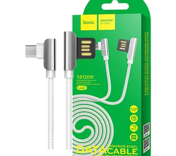 hoco. USB kabel za smartphone, micro USB, 1.2 met., 2.4 A, bijela - U42 Exquisite steel, Micro USB, WH - Strmec, Sveta Nedelja
