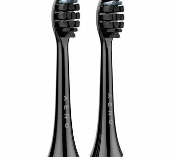 AENO Replacement toothbrush heads, Black, Dupont bristles, 2pcs in set (for ADB0004/ADB0006 and ADB0003/ADB0005) - Strmec, Sveta Nedelja