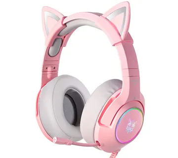 ONIKUMA K9 Pink RGB Gaming Headphones - Strmec, Sveta Nedelja