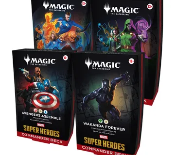 Magic: The Gathering: Marvel Super Heroes – Commander Deck Display (4 Decks) - Strmec, Sveta Nedelja