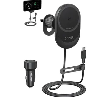 Anker MagGo bežični avtopolnilec z vgrajenim USB-C kablom, 15W - Strmec, Sveta Nedelja