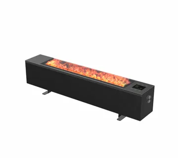 AENO Premium Eco Smart Space Heater, 2000W, 2 power steps, Convection heating type, REAL FIRE effect (12 colors, up to 72h), Humidification, Smart Heating, LED color display, Voice control, Water tan - Strmec, Sveta Nedelja
