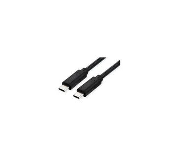 Roline USB4 Gen3x2 kabel TIP C-C M/M, Emark, 100W, 2.0m, crni - Strmec, Sveta Nedelja