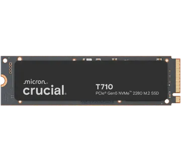 Crucial T710 2TB PCIe Gen5 NVMe 2280 M.2 SSD - Strmec, Sveta Nedelja