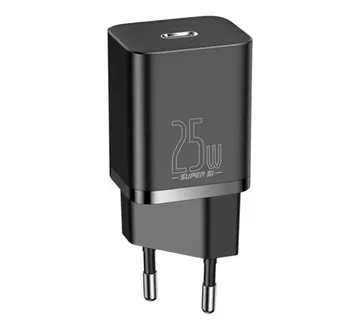 Kućni Punjač BASEUS Super Si Quick Charger 25W, USB-C, Black, CCSP020101 - Strmec, Sveta Nedelja