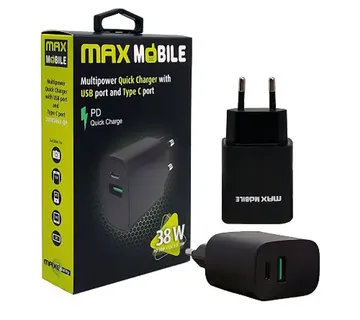 Maxmobile Kućni Punjač Pd Qc3.0 Duo Type C 20w+usb 18w 2utr3068-Qp - Strmec, Sveta Nedelja