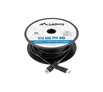 Lanberg Cable Hdmi M/m V2.1 30m 8k Optical Aoc - Strmec, Sveta Nedelja