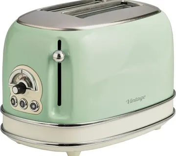 Ariete Vintage Toaster 155 (light green, 810 watts, for 2 slices of toast) - Strmec, Sveta Nedelja