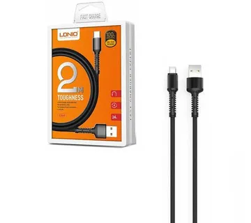 LDNIO LIGHTNING APPLE USB kabel 2M - črne barve - Strmec, Sveta Nedelja