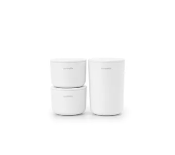 Brabantia set of 3 pots for the bathroom, white - Strmec, Sveta Nedelja