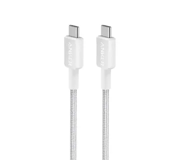 Anker 322 USB-C to USB-C braided cable 1.8m white - Strmec, Sveta Nedelja