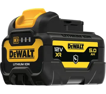 DEWALT XR Battery DCB126G, 12 Volt 5Ah black/yellow, housing protection against chemicals, acids and fuels - Strmec, Sveta Nedelja