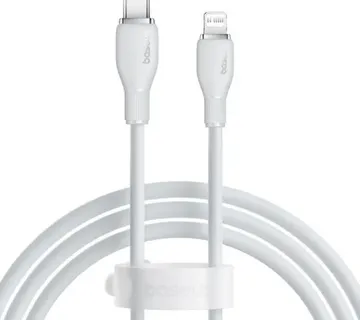 Kabel BASEUS, Pudding Series, USB-C na Lightning, 20W, 120cm, White, P10355701221-00 - Strmec, Sveta Nedelja