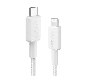Anker 322 USB-C to Lightning braided cable 0.9m white - Strmec, Sveta Nedelja