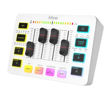 Fifine SC3W audio mixer (white) - Strmec, Sveta Nedelja