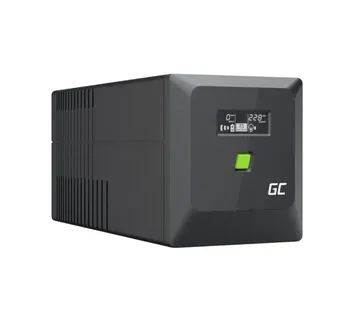 Green Cell UPS (UPSLP480) 750VA/480W, Pure sine wave, Line Interactive AVR, PowerProof with LCD - Strmec, Sveta Nedelja