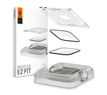 Spigen ProFlex EZ Fit, zaštitno staklo za Apple pametni sat, 2 kom + okvir za poravnanje - Apple Watch 9/8/7 41mm (AFL04052) - Strmec, Sveta Nedelja