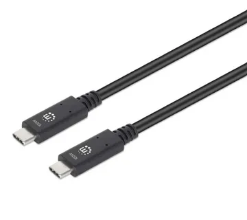 Manhattan kabel USB-C M/M, 4K@60Hz,10 Gbps,1m,crni - Strmec, Sveta Nedelja
