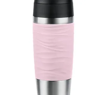 Emsa TRAVEL MUG Waves thermal mug (light pink/stainless steel, 0.36 liters) - Strmec, Sveta Nedelja