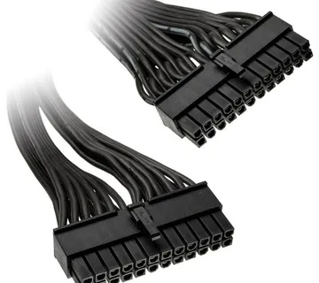 SilverStone 24 Pin ATX zu 24 Pin Kabel 350mm - black SST-PP06BE-MB35 - Strmec, Sveta Nedelja