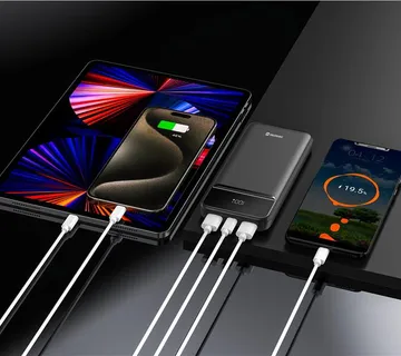 Dodatna baterija - Power Bank SWISSTEN 10000mAh, max 22,50W, USB-C, 2xUSB-A - 03130032 - Strmec, Sveta Nedelja