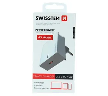 SWISSTEN punjač PD3.0 45W, 1x USB-C, bijeli - 03100041 - Strmec, Sveta Nedelja