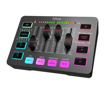 Fifine SC3 audio mixer (black) - Strmec, Sveta Nedelja