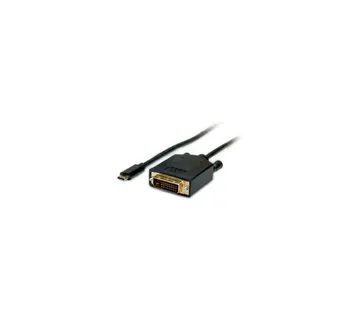 Roline VALUE USB-C - DVI kabel, M/M, 2.0m, crni - Strmec, Sveta Nedelja