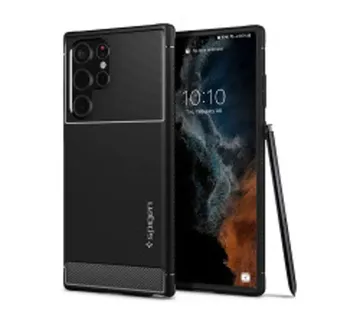 Spigen Rugged Armor, zaštitna maska za telefon, mat crna - Samsung Galaxy S22 Ultra (ACS03914) - Strmec, Sveta Nedelja