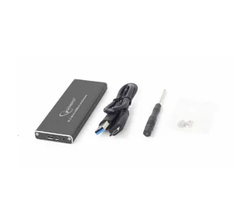 Gembird M.2 drive USB 3.0 enclosure, black - Strmec, Sveta Nedelja