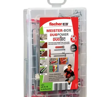 Fischer Meister-Box DUOPOWER / DUOTEC (light grey/red, 87 pieces, with screws) - Strmec, Sveta Nedelja