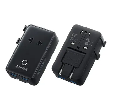 Anker Nano Travel Adapter 5-in-1, 20W, Black - Strmec, Sveta Nedelja