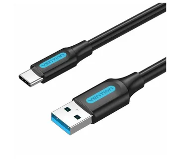 Vention USB 3.0 A Male to C Male Cable 1M Black - Strmec, Sveta Nedelja
