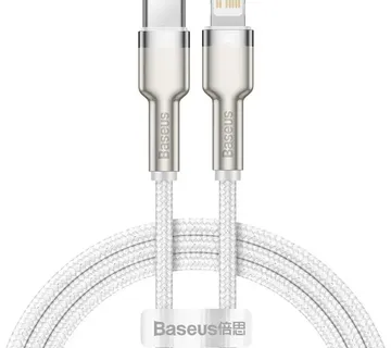 USB-C cable to Lightning Baseus Cafule, White, Power Delivery, 20W, 1m (white) - Strmec, Sveta Nedelja