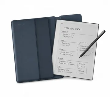 Tablet reMarkable Paper Pure + Marker Plus + Sleeve Folio Ocean Blue - 2768 - Strmec, Sveta Nedelja