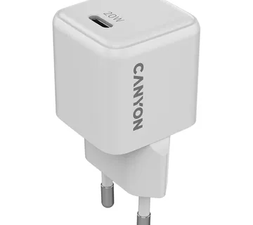 CANYON charger CU20C GaN 20W 1xPD EU White - Strmec, Sveta Nedelja