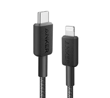 Anker 322 USB-C to Lightning braided cable 1.8m black - Strmec, Sveta Nedelja