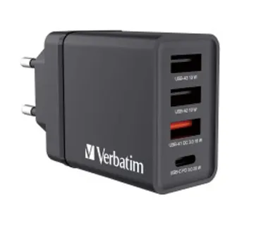Verbatim zidni punjač od 30 W s 4 USB priključka - crni - Strmec, Sveta Nedelja