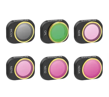 6 Lens Filters MCUV, CPL, ND8/16/32/64 Sunnylife for DJI MINI 4 PRO - Strmec, Sveta Nedelja