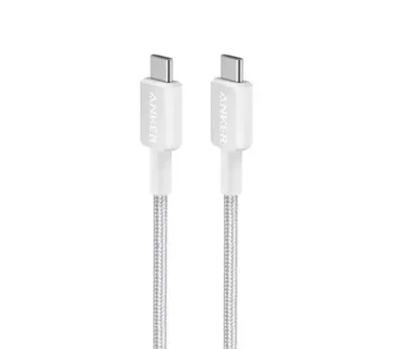 Anker 322 USB-C to USB-C braided cable 0.9m white - Strmec, Sveta Nedelja