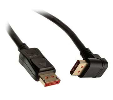 InLine 8K (UHD-2) DisplayPort Kabel, nach unten gewinkelt, black - 1m 17151U - Strmec, Sveta Nedelja