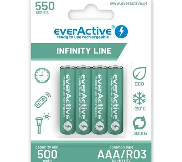Rechargeable batteries everActive Ni-MH R03 AAA 550 mAh Infinity Line - Strmec, Sveta Nedelja