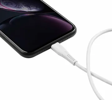 CANYON MFI-4 Type C Cable To MFI Lightning for Apple, PVC Mouling,Function: with full feature( data transmission and PD charging) Output:5V/2.4A, OD:3.5mm, cable length 1.2m, 0.026kg,Color:White - Strmec, Sveta Nedelja