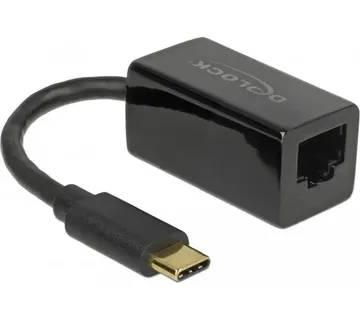 DeLOCK USB 3.1 with USB C St> RJ45 Bu black - Strmec, Sveta Nedelja