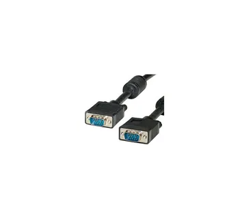 Roline VGA HQ kabel (feritna jezgra), HD15 M/M, 15m, crni - Strmec, Sveta Nedelja