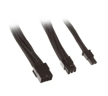 SilverStone 8-Pin-PCIe auf 6+2-Pin-PCIe Verlängerung - 250mm black SST-PP07-PCIB - Strmec, Sveta Nedelja