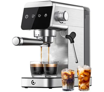 AMZCHEF CE-AZ-EM1501-SV Piston Coffee Maker (Silver) - Strmec, Sveta Nedelja