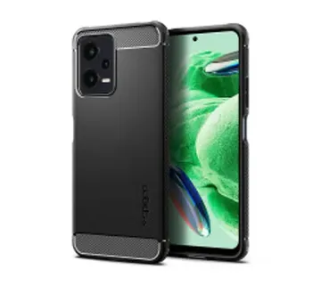 Spigen Rugged Armor, maska za telefon, crna - Xiaomi Redmi Note 12 5G/ POCO X5 5G (ACS05787) - Strmec, Sveta Nedelja