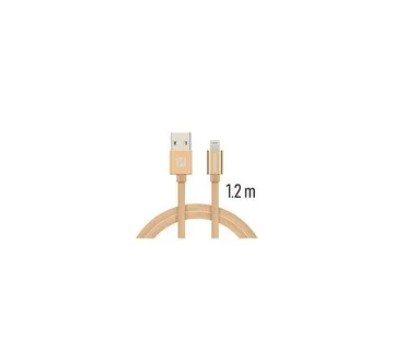 SWISSTEN kabel USB/Lightning, platneni, 3A, 1.2m, zlatni - Strmec, Sveta Nedelja